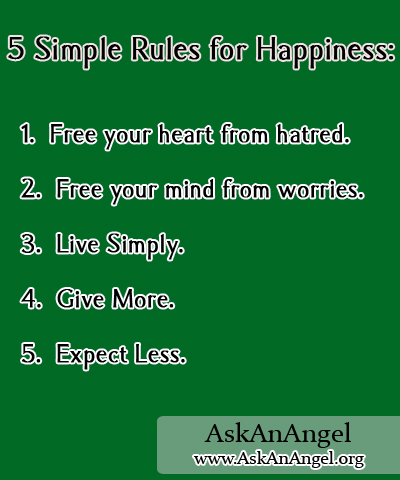 Post-2 5 Simple Rules for Happiness